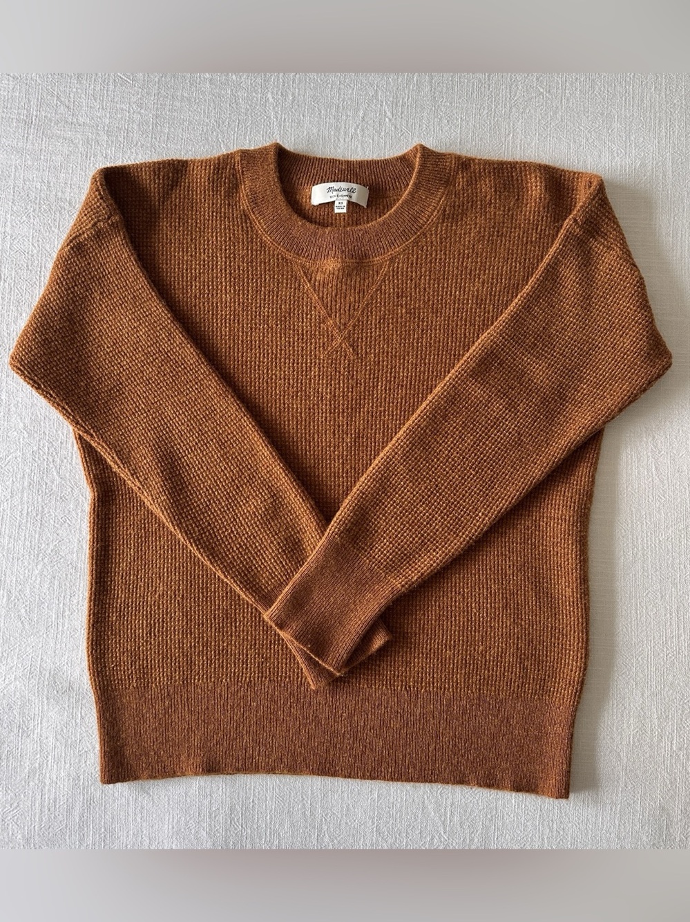 Madewell 100% Cashmere Crewneck Sweater